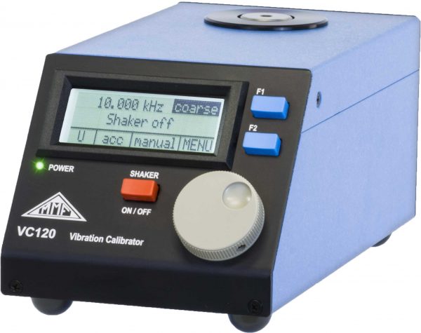 calibrador de acelerómetros e instrumentación electrónica METRA MMF VC120