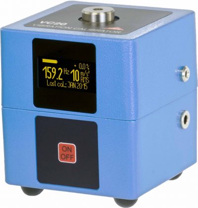 Calibrador de acelerómetros y vibraciones económico METRA VC20