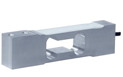 Célula de carga a flexión SCAIME AG para rangos bajos, desde 2.5kg a 100kg. En clase C2, C3 y C6. Encapsulado aluminio con IP65.